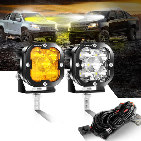 XP-ULTRA 3" LED Pods Lights White & Amber