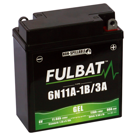 Batterie Fulbat 6N11A-1B/3A 6V 11Ah