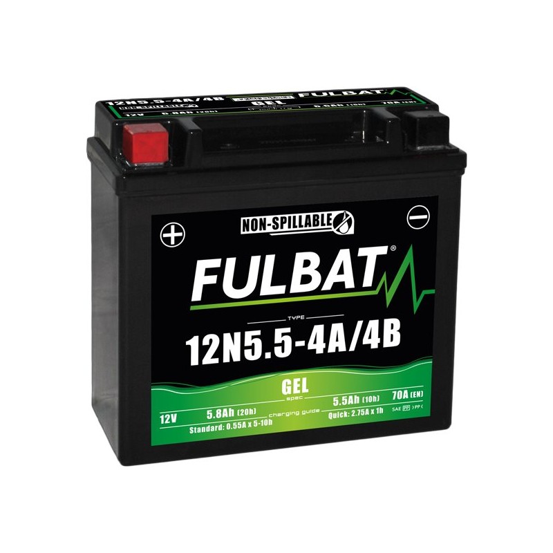 Fulbat Battery 12N5.5-4A/4B GEL Fulbat Battery 12N5.5-4A/4B GEL