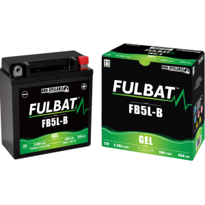Fulbat batterij FB5L-B GEL met 12V en 5Ah capaciteit