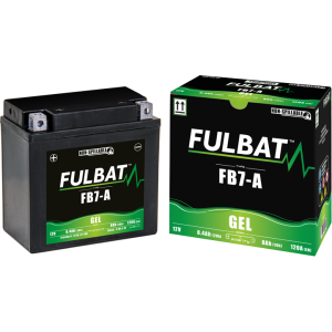 Fulbat battery  FB7-A GEL  12Volt  Capacity:8Ah  CCA:120Amp  L:135 W:75 H:133   P/N:550992  Polarity: + / -