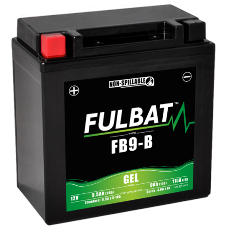 Fulbat FB9-B GEL Battery 12V 9Ah CCA:115
