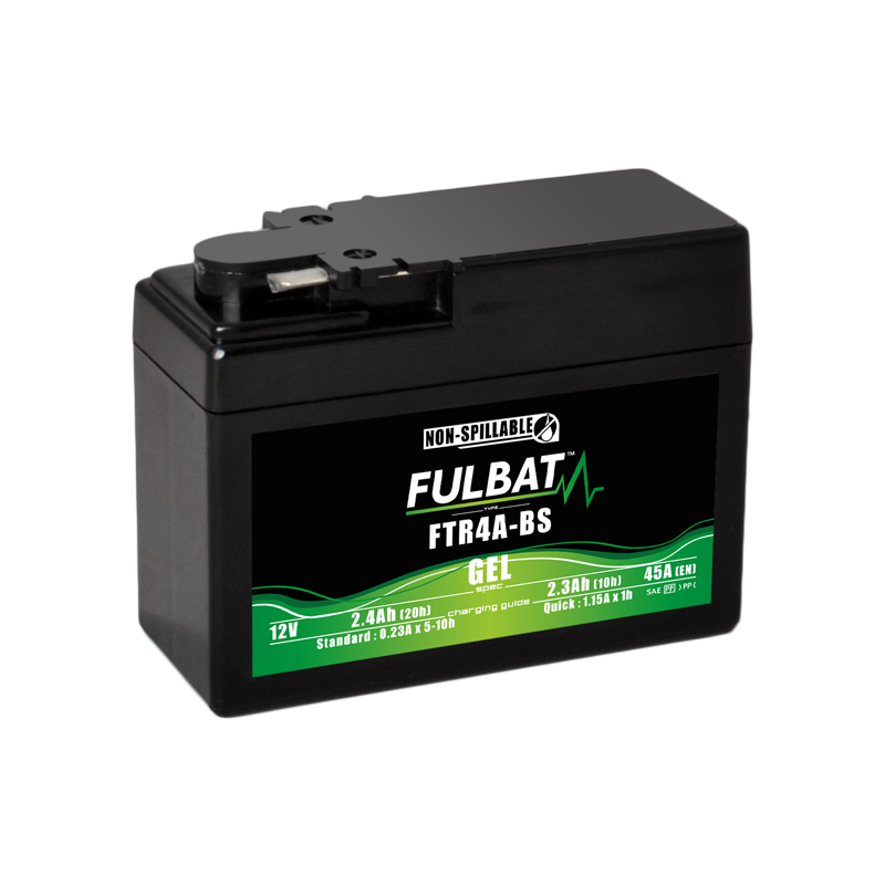 Fulbat FTR4A-BS GEL Battery 12V 2.3Ah CCA:45 Fulbat FTR4A-BS GEL Battery 12V 2.3Ah CCA:45