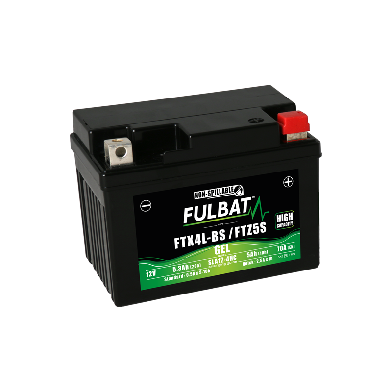Fulbat Battery FTX4L-BS/FTZ5S GEL 12V High Capacity Fulbat Battery FTX4L-BS/FTZ5S GEL 12V High Capacity