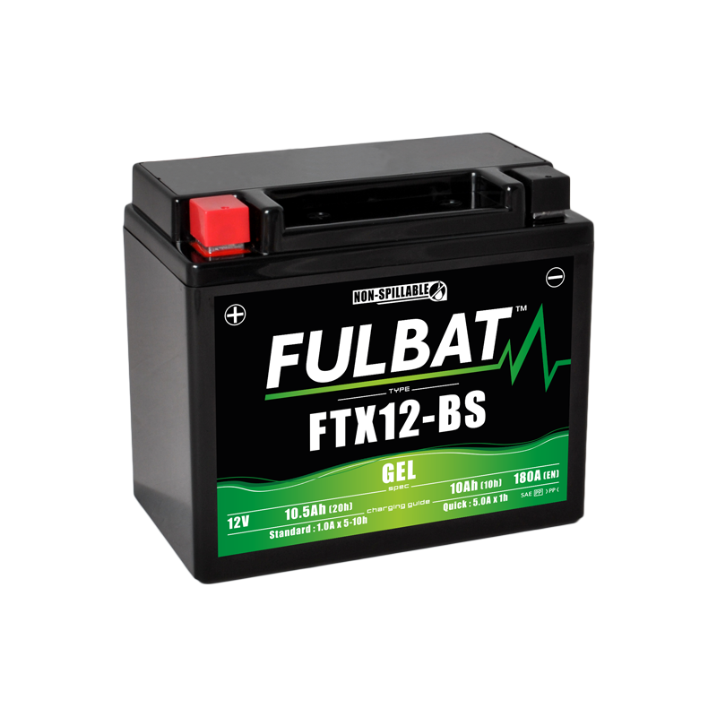 Fulbat FTX12-BS GEL Accu 12V 10Ah CCA:180Amp Fulbat FTX12-BS GEL Accu 12V 10Ah CCA:180Amp