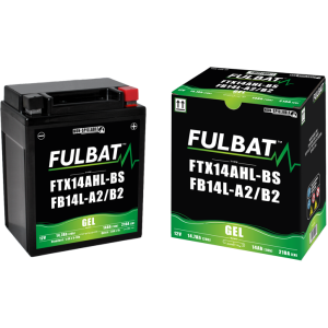 Fulbat battery  FTX14AHL-BS / FB14L-A2/B2 GEL   12Volt  Capacity:14Ah  CCA:175Amp  L:135 W:90 H:167   P/N:550927  Polarity: -/+