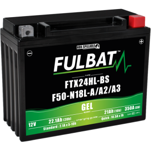 Fulbat FTX24HL-BS Gel Accu 12V 21Ah