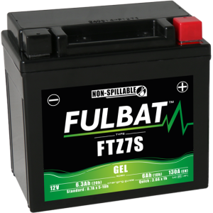 Fulbat FTZ7S GEL Accu 12V 6Ah CCA 130A