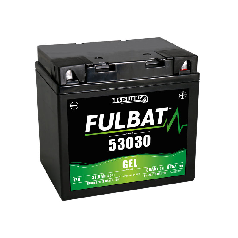 Fulbat 53030 GEL Battery 12V 30Ah CCA 300Amp Fulbat 53030 GEL Battery 12V 30Ah CCA 300Amp