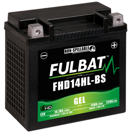 Batterie Fulbat FHD14HL-BS pour Harley