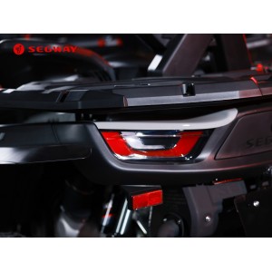 Segway Snarler AT10L-WP is het premium topmodel in de brede uitvoering T3b Grey/Red