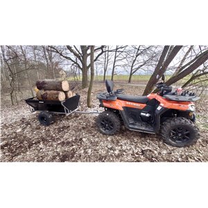 Shark WOOD 550 Single-axle tipping ATV/UTV trailer