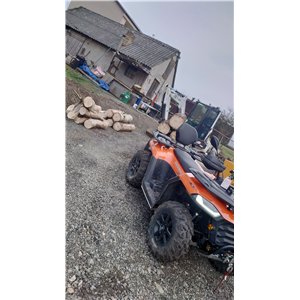 Shark WOOD 550 Single-axle tipping ATV/UTV trailer