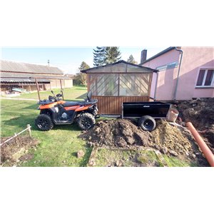 Shark WOOD 550 Single-axle tipping ATV/UTV trailer