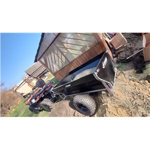 Shark WOOD 550 Single-axle tipping ATV/UTV trailer
