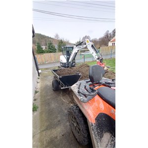 Shark WOOD 550 Single-axle tipping ATV/UTV trailer