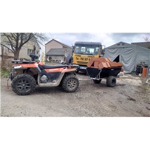Shark WOOD 550 Single-axle tipping ATV/UTV trailer