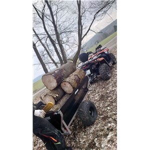 Shark WOOD 550 Single-axle Tipping ATV/UTV Trailer
