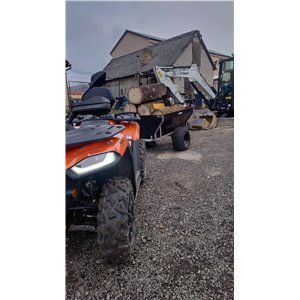 Shark WOOD 550 Single-axle Tipping ATV/UTV Trailer