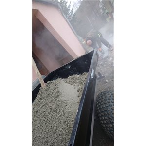 Shark WOOD 550 ATV trailer met kiepbak en afneembare panelen