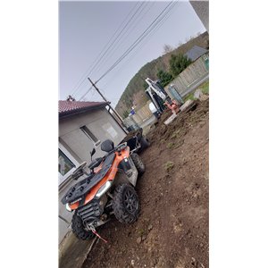 Shark WOOD 550 Single-axle Tipping ATV/UTV Trailer