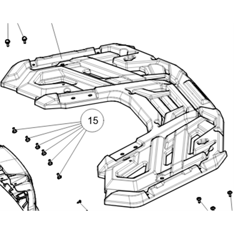 Segway REAR SHELF COVER - Partnr: A12-H150500-0B0-01 Segway REAR SHELF COVER - Partnr: A12-H150500-0B0-01