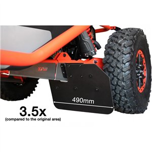 SX20T Super Villain Rear Lower Mud Flaps SX20T Super Villain Rear Lower Mud Flaps