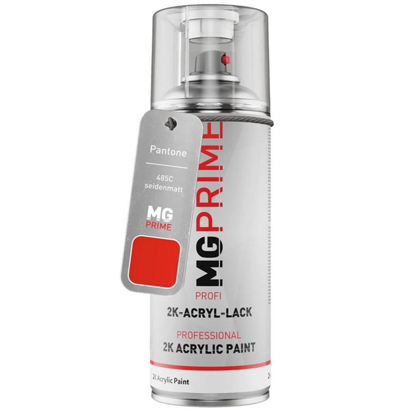 Spuitbus Pantone 485C mat rood acryl spuitbus 400ml