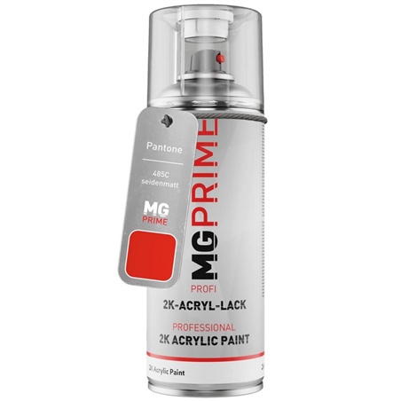 Spuitbus Pantone 485C mat rood acryl spuitbus 400ml