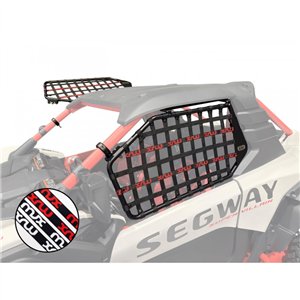 XRW Upper Door Nets - Super Villain SX20 in zwart wit