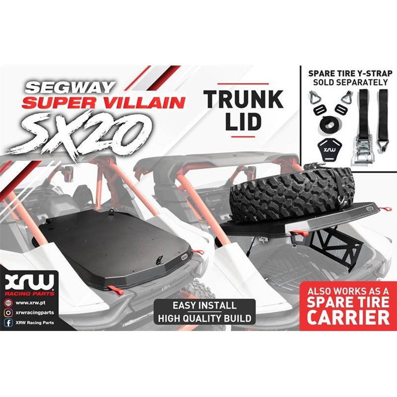 Trunk Lid Black voor Segway Super Villain SX20