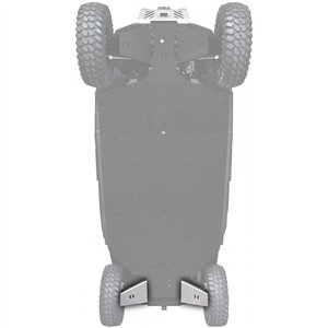 XRW: REAR TRAILING ARM GUARDS ALU - SEGWAY FUGLEMAN UT10 CREW