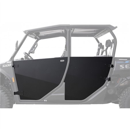 XRW: DOORS KIT BLACK - SEGWAY FUGLEMAN UT10 CREW