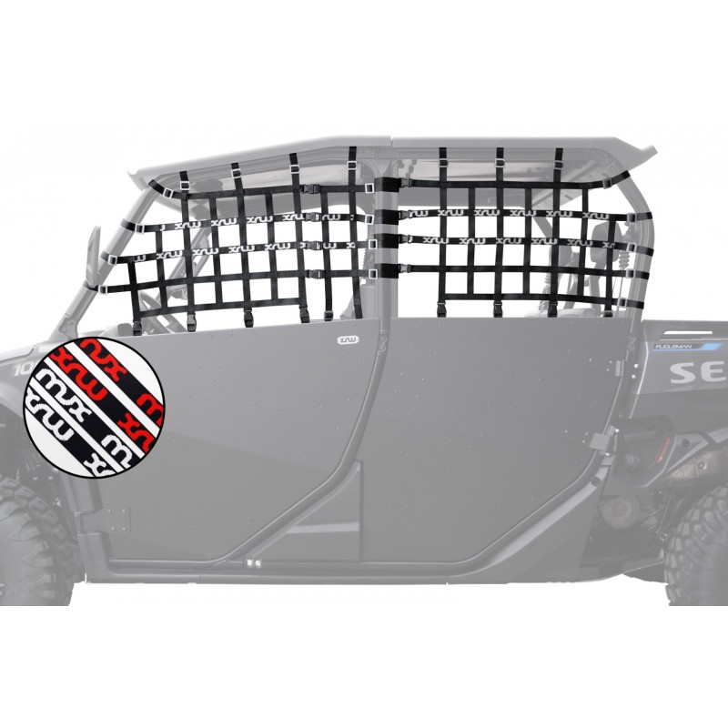 XRW: KIT ROLL CAGE NETS XRW WHITE - SEGWAY FUGLEMAN UT10 CREW