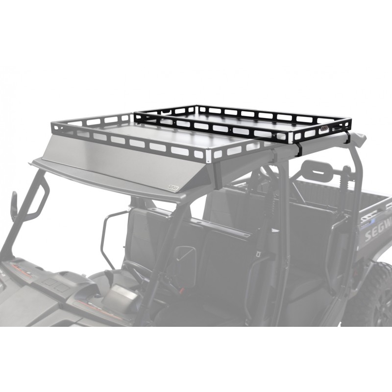 XRW: REAR ROOF RACK ALU BLACK - SEGWAY FUGLEMAN UT10 CREW