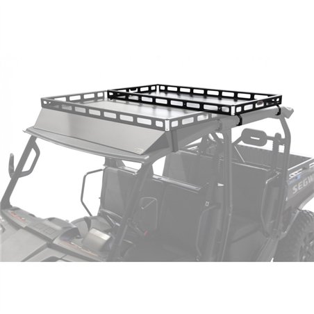 XRW: REAR ROOF RACK ALU BLACK - SEGWAY FUGLEMAN UT10 CREW