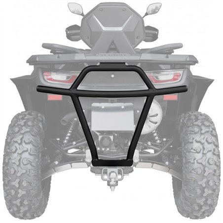 XRW: REAR BUMPER ALU SX7 BLACK - SEGWAY SNARLER AT10