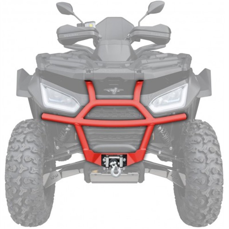 XRW: FRONT BUMPER ALU SX1 RED 2560 - SEGWAY SNARLER AT10