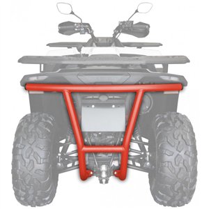 XRW: REAR BUMPER ALU SX6 RED 2560 - SEGWAY SNARLER AT5 S / L