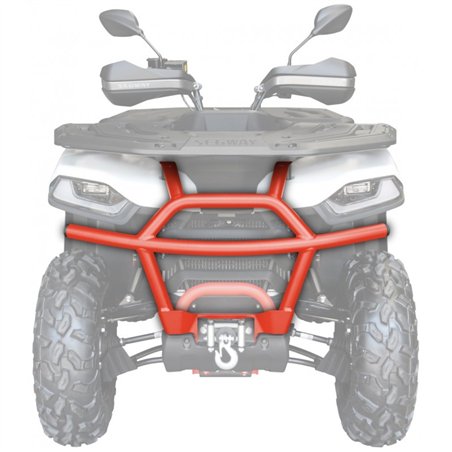XRW: FRONT BUMPER ALU SX5 RED 2560 - SEGWAY SNARLER AT5 S / L