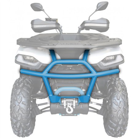 XRW: FRONT BUMPER ALU SX5 BLUE RAL5012-SEGWAY SNARLER AT5 S/L