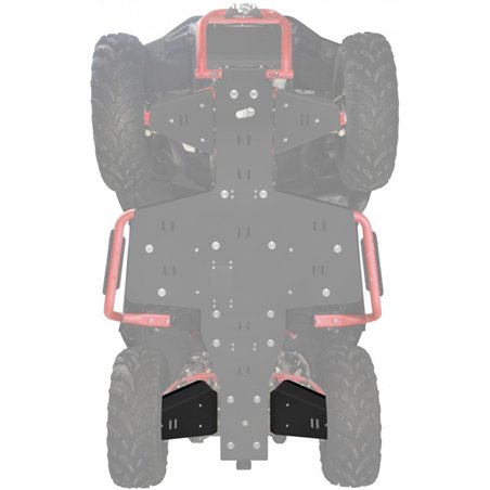 XRW: REAR A-ARM GUARDS PHD - SEGWAY SNARLER AT6 L