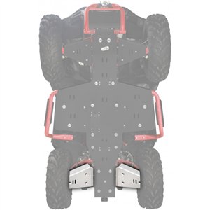 XRW: REAR A-ARM GUARDS ALU - SEGWAY SNARLER AT6 L