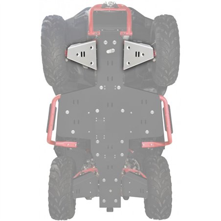 XRW: FRONT A-ARM GUARDS ALU - SEGWAY SNARLER AT6 L