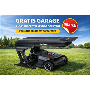 Segway Navimow X430E – 4WD Mower, Up to 3000 m2, with Garage