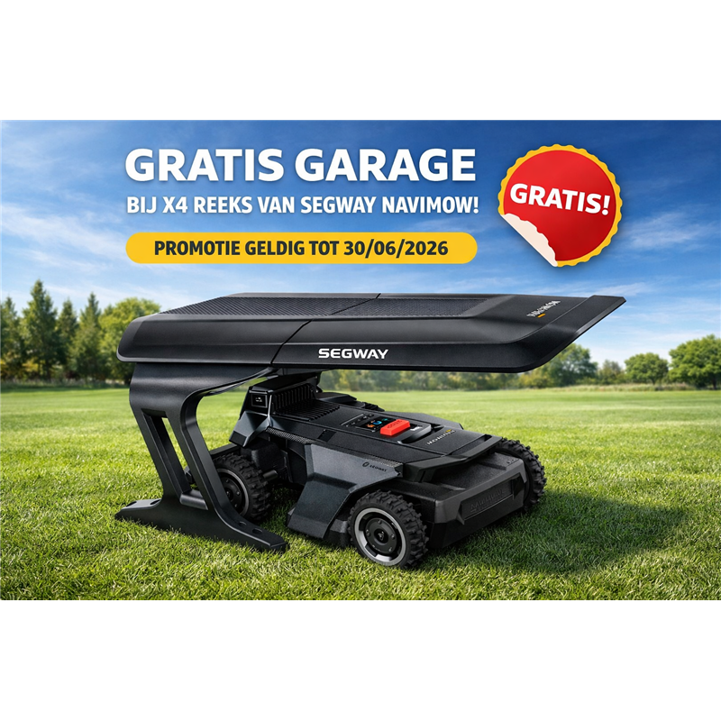 Segway Navimow X430E 4WD robotmaaier met garage