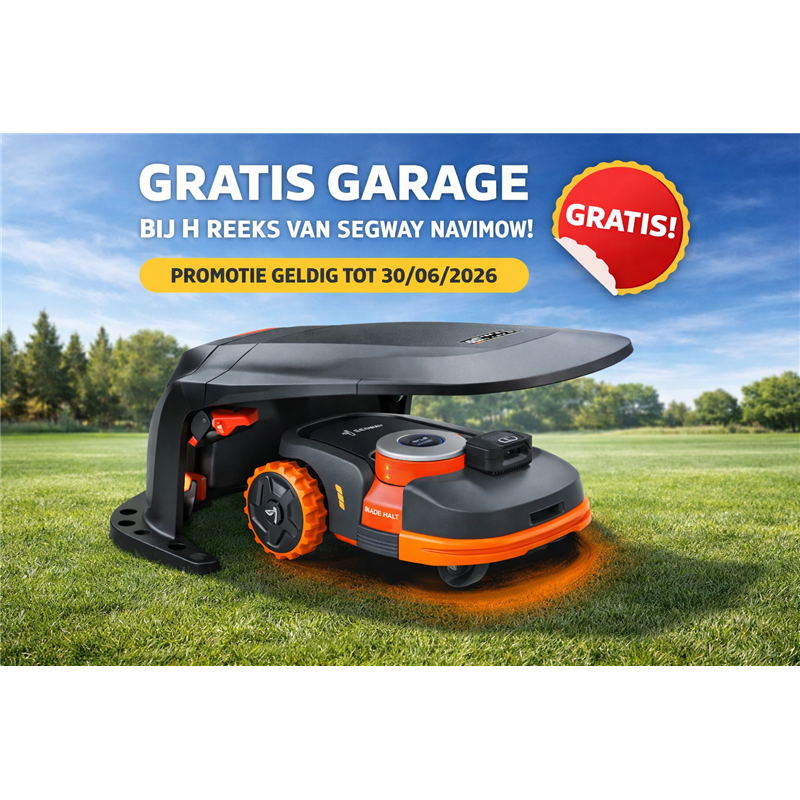 Segway Navimow H1500EVF (VisionFence) – robotmaaier tot 1500 m² inc garage