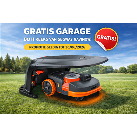 Segway Navimow H1500EVF (VisionFence) – robotmaaier tot 1500 m² inc garage