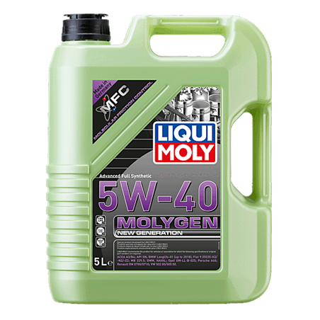 LIQUI MOLY Molygen 5W-40 Fluo Groene Motorolie
