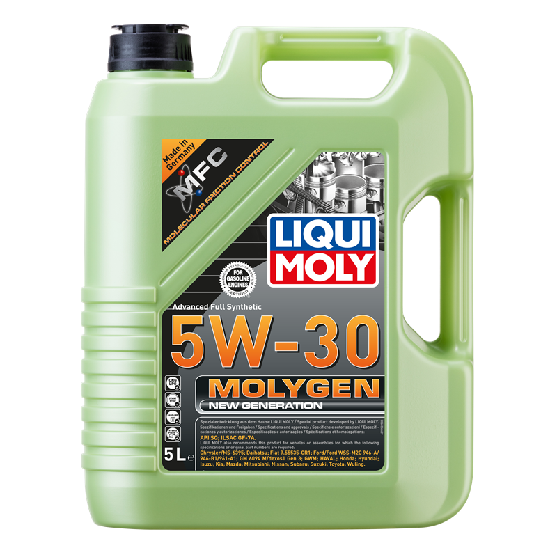 LIQUI MOLY Molygen 5W-30 Fluorescerend Groen
